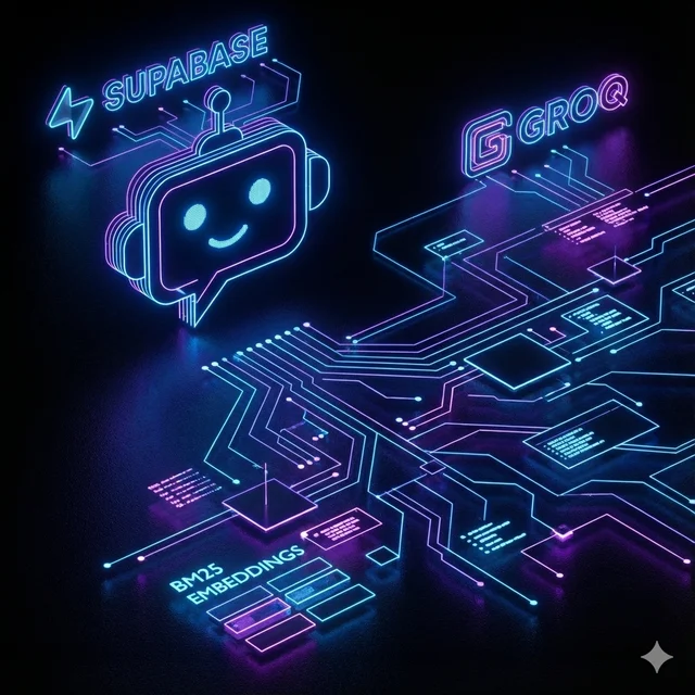 How I Used PostgreSQL, Groq & Vercel's AI SDK To Create A Chatbot For My Portfolio Website preview image